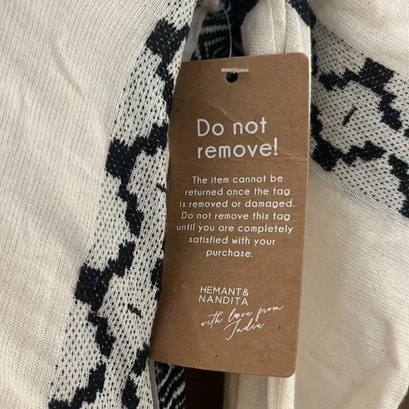 Hemant & Nandita | Moira Twisted Yoke Midi NWT Dress Sz. XS - Picture 9 of 10